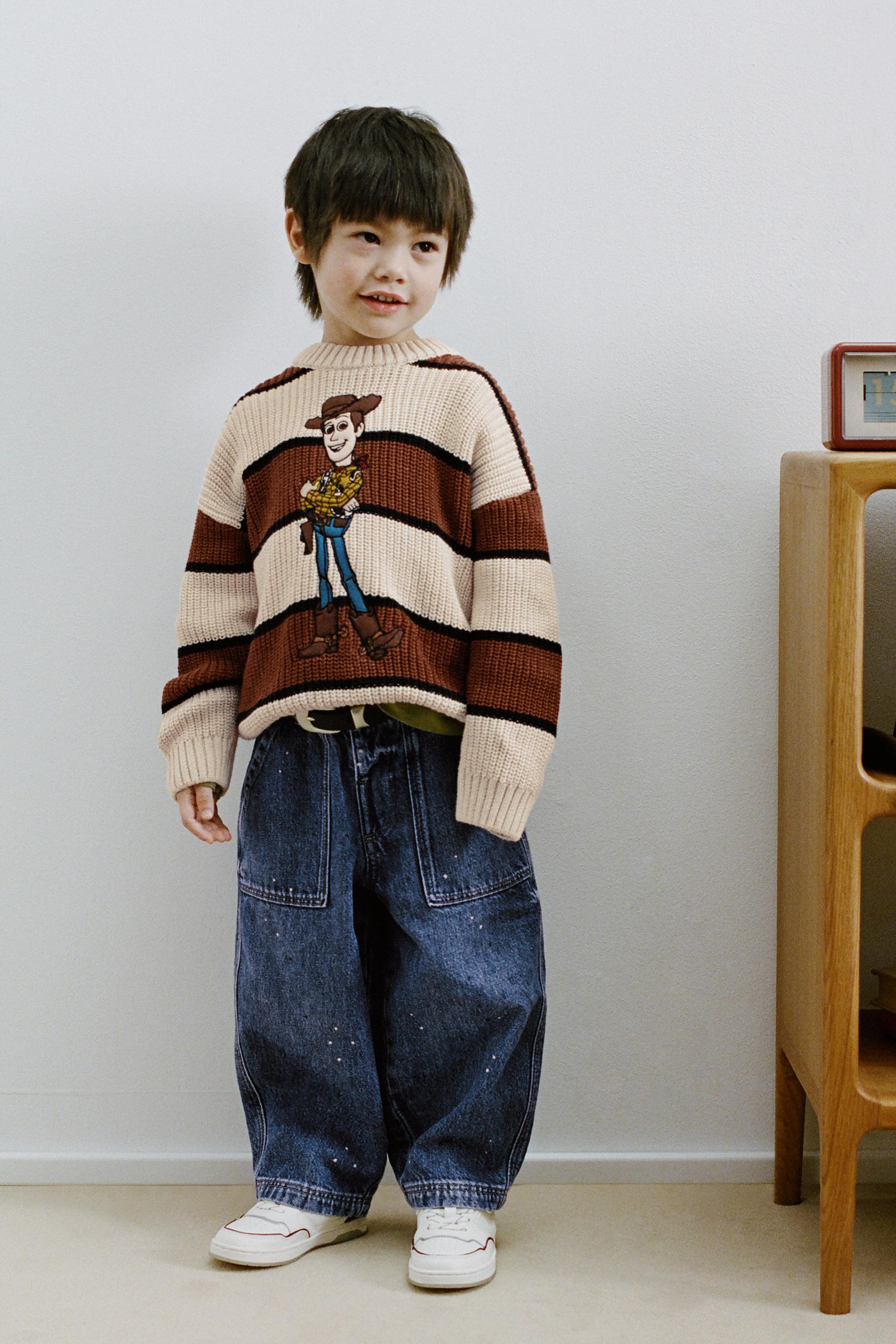 WOODY TOY STORY © DISNEY PIXAR STRIPED KNIT JUMPER